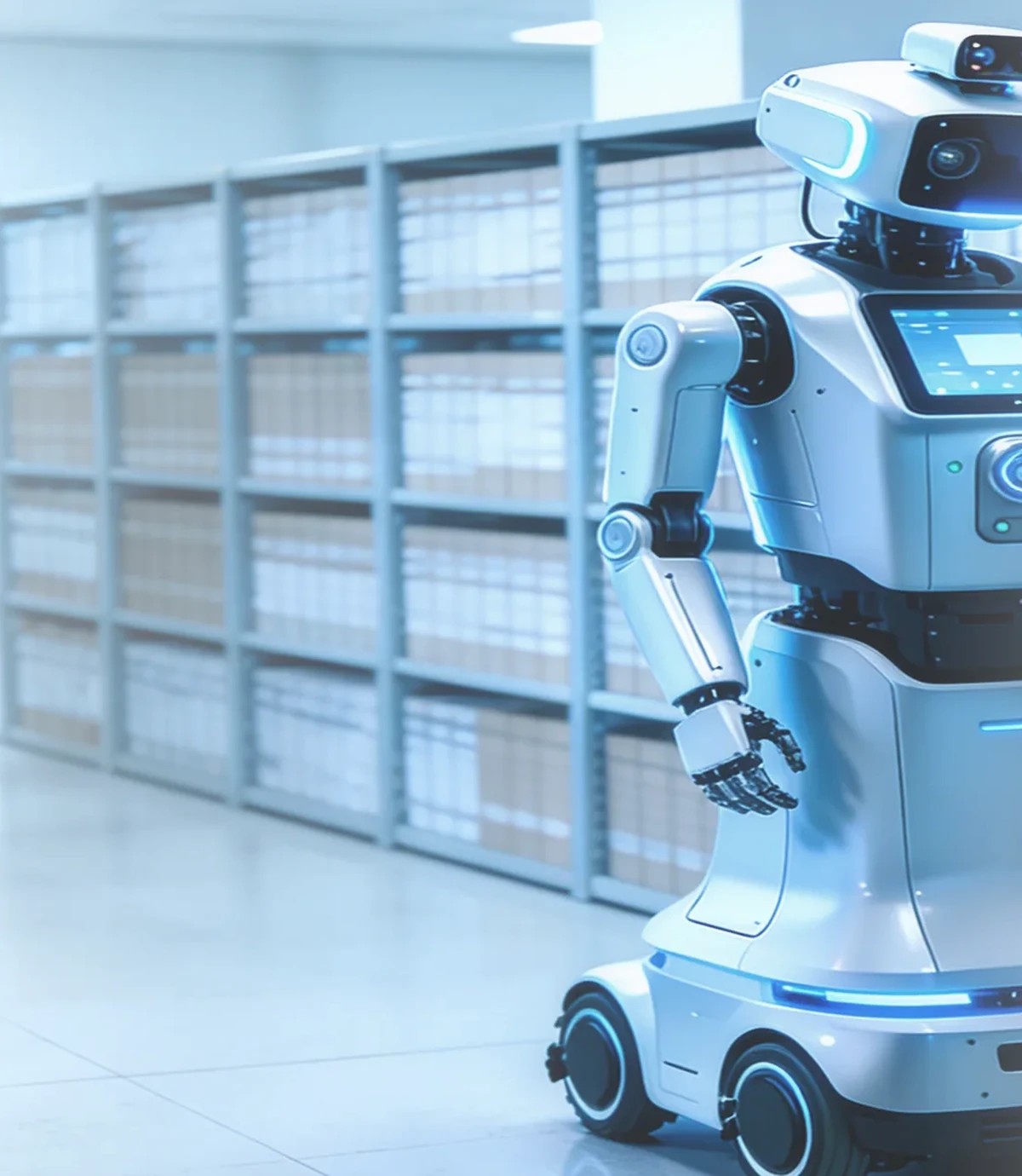 机器人与智能设备协同的概念图