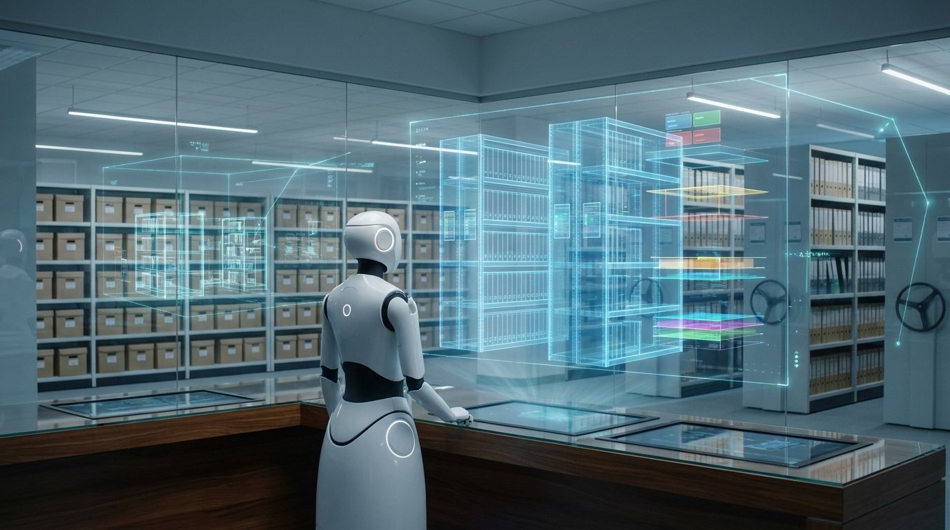 数字孪生与数字档案资源建设概念图