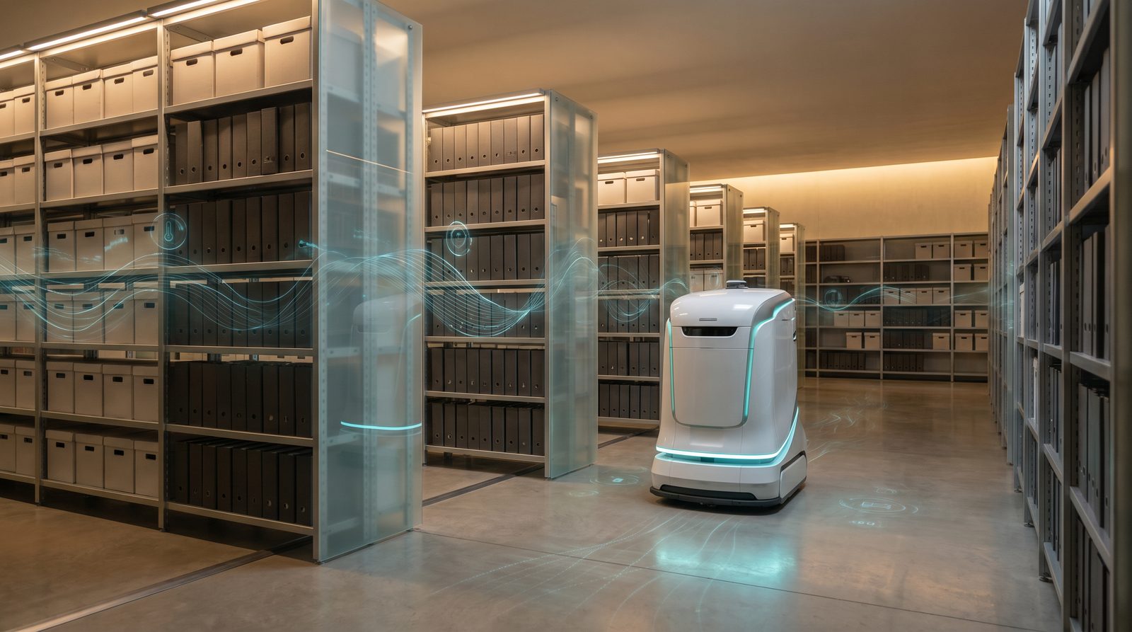 智慧档案馆方案概念图